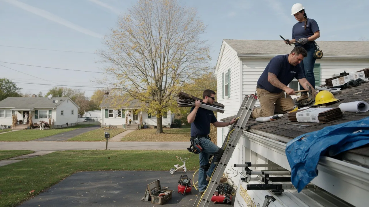 Local Roofing Contractors in Chandlerville, IL near me